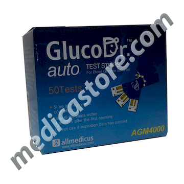 Glucodr  Blood Glucose Test Strip Ags Super Sensor 50